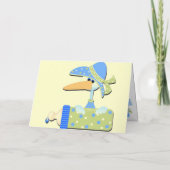 Carte baby shower d'invitation (Dos)