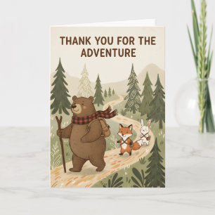 Carte Baby-Shower en Forêt, Nos Coeurs Sont Pleins de Fo