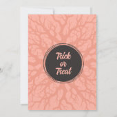 Carte Baby shower Fantôme Éffrayant Sweet Hallowee (Dos)