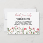 Carte baby shower fleur sauvage Sun flowers (Devant)