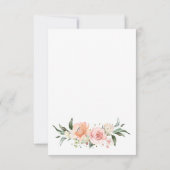 Carte Baby shower Floral devine le jeu du prix (Dos)