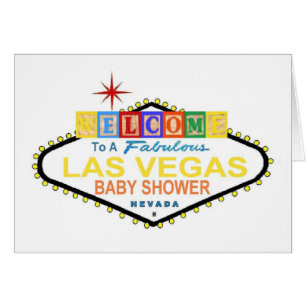 Carte Baby shower Las Vegas Baby Blocks