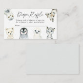 Carte Baby shower Little Arctic Diaper (Devant / Derrière)