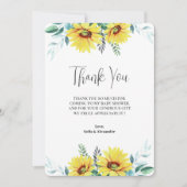 Carte Baby shower Merci plat (Devant)