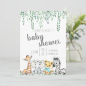 Carte Baby shower mixte neutre (Debout devant)