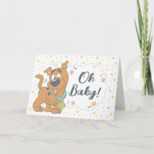 Carte Baby shower Scooby-Doo