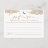 Carte Baby shower Twinkle Star Traditions familial (Devant)