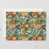 Carte baby shower virtuel de fruits tropicaux (Dos)