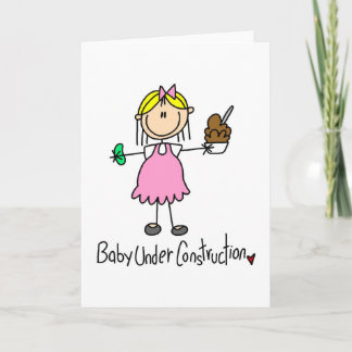 Carte Baby Under Construction Card