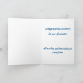 Carte Bac de diplôme et livres Félicitations (Intérieur)