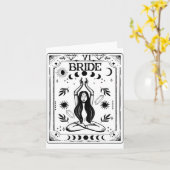 Carte Bachelor gothique céleste de Tarot Coven Bride (Fleur jaune)