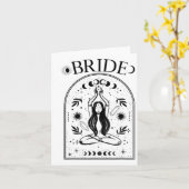 Carte Bachelor gothique céleste de Tarot Coven Bride (Fleur jaune)