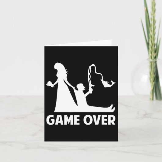 Carte Bachelor Mariage de la chambre de jeu (Devant)