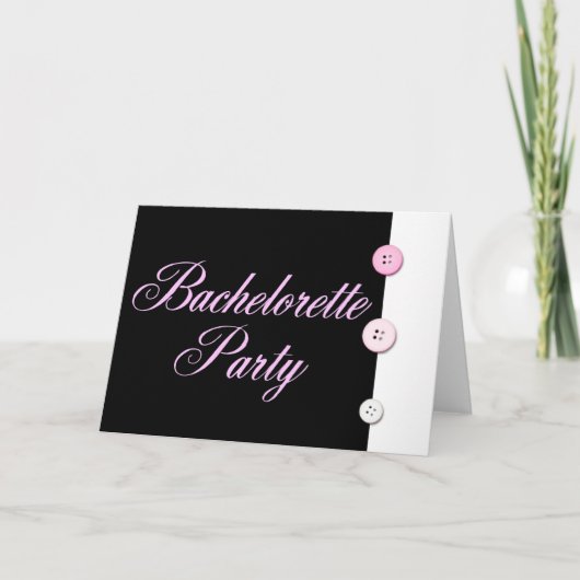 Carte Bachelorette (Devant)