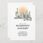 Carte Bachelorette, bachelorette du désert, scotsdale ba (Devant / Derrière)