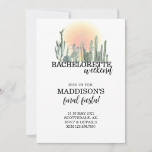 Carte Bachelorette, bachelorette du désert, scotsdale ba