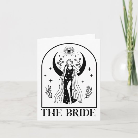Carte Bachelorette Mariage gothique Cuisine de Mariage C (Devant)