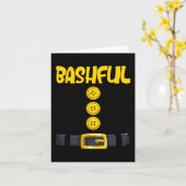 Carte Bachful Halloween nain costume de couleur correspo (Fleur jaune)