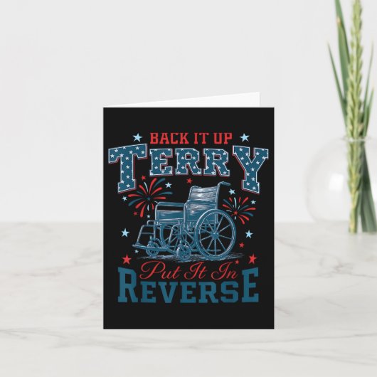 Carte Back It Up Terry L'A Mis Dans L'Inverse Funky 4th (Devant)