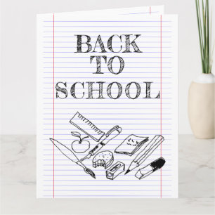 Carte Back to school
