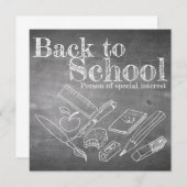 Carte Back to school (Devant / Derrière)