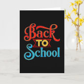 Carte Back to school (Fleur jaune)