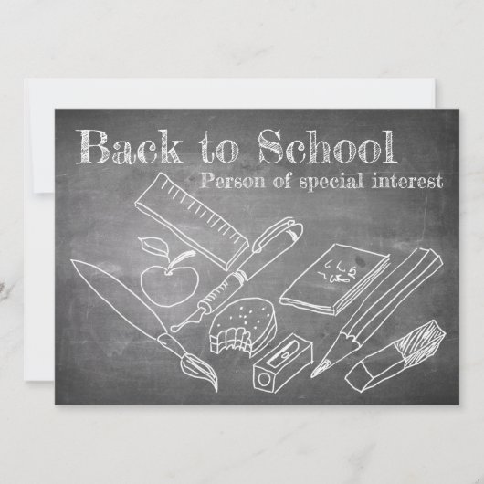 Carte Back to school (Devant)