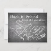 Carte Back to school (Devant)