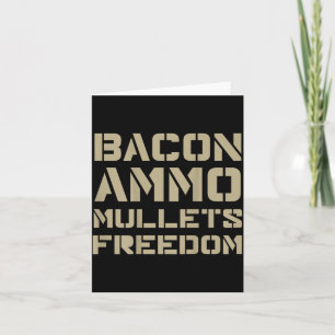 Carte Bacon Ammo Mullets Dom (à l'arrière)