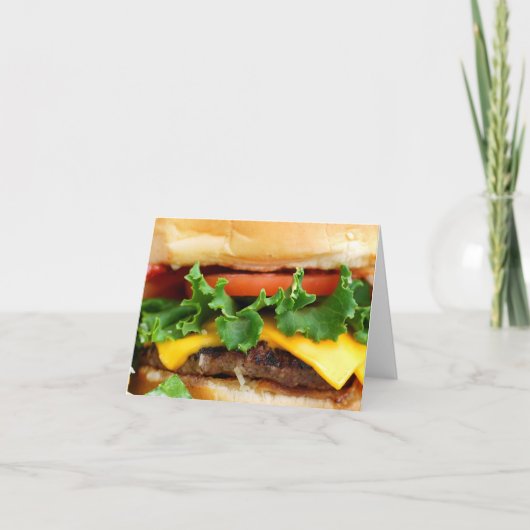 Carte Bacon Cheeseburger (Devant)