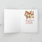 Carte Bacon et oeufs Joyeux anniversaire (Intérieur)