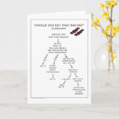 Carte Bacon Flow Chart - Devriez-vous manger ce bacon? C (Fleur jaune)