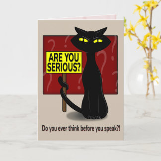 Carte Bad Boogie Funny Thank You Card