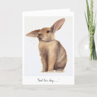 Carte Bad Ear Day Painted