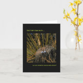 Carte bad hair day (Fleur jaune)