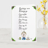 Carte Bad Poetry Society - Joyeux anniversaire! (Fleur jaune)