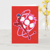 Carte Badge Miraculous Ladybug (Fleur jaune)