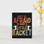 Carte Badminton (Fleur jaune)