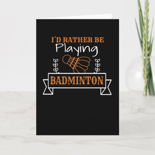 Carte Badminton (Devant)