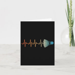 Carte Badminton Art Pour Hommes Femmes Badminton Lover B