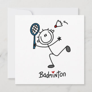 Carte Badminton de base de la figure masculine