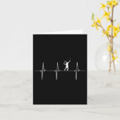Carte Badminton Ecg fréquence de pulse de la navette (Fleur jaune)