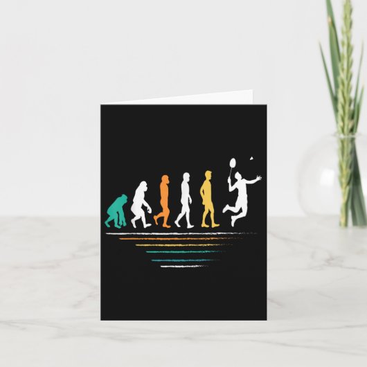 Carte Badminton Evolutions Retro Shuttle Mens Badmin (Devant)