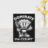 Carte Badminton Forever Cartoon Shuttle Et Racket Graphe (Fleur jaune)