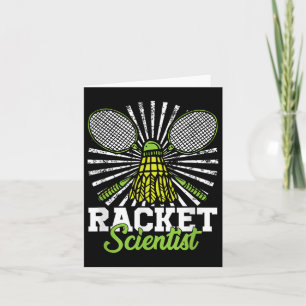 Carte Badminton Gift Shuttle Racket Scientifique Badmint