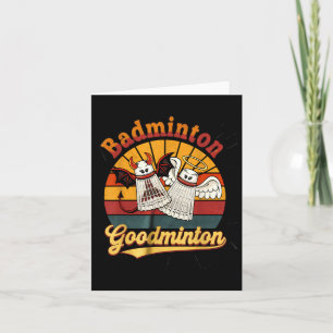 Carte Badminton Goodminton Funny Sports Humour