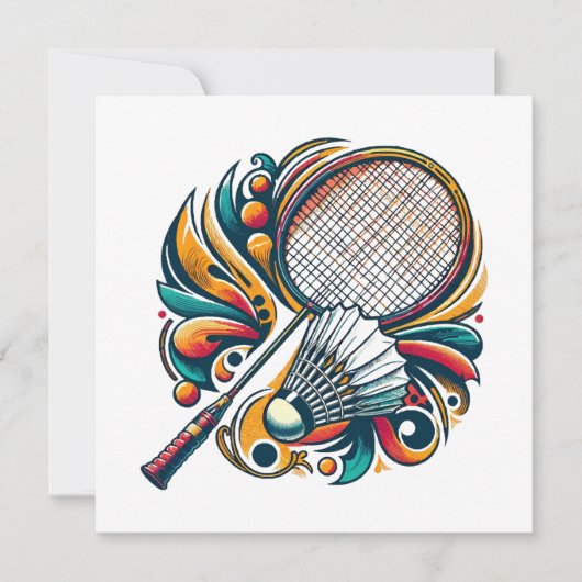 Carte Badminton Graphic (Devant)