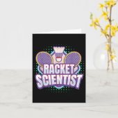 Carte Badminton I Racket Scientifique I Racket Badminton (Fleur jaune)