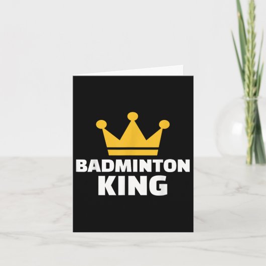 Carte Badminton King (Devant)