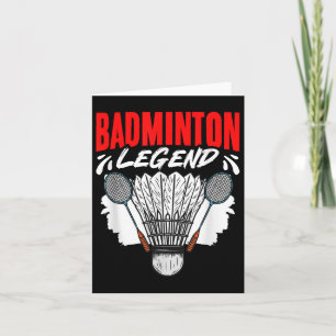 Carte Badminton Legend Shuttle Sport Hobby Badminton Pla